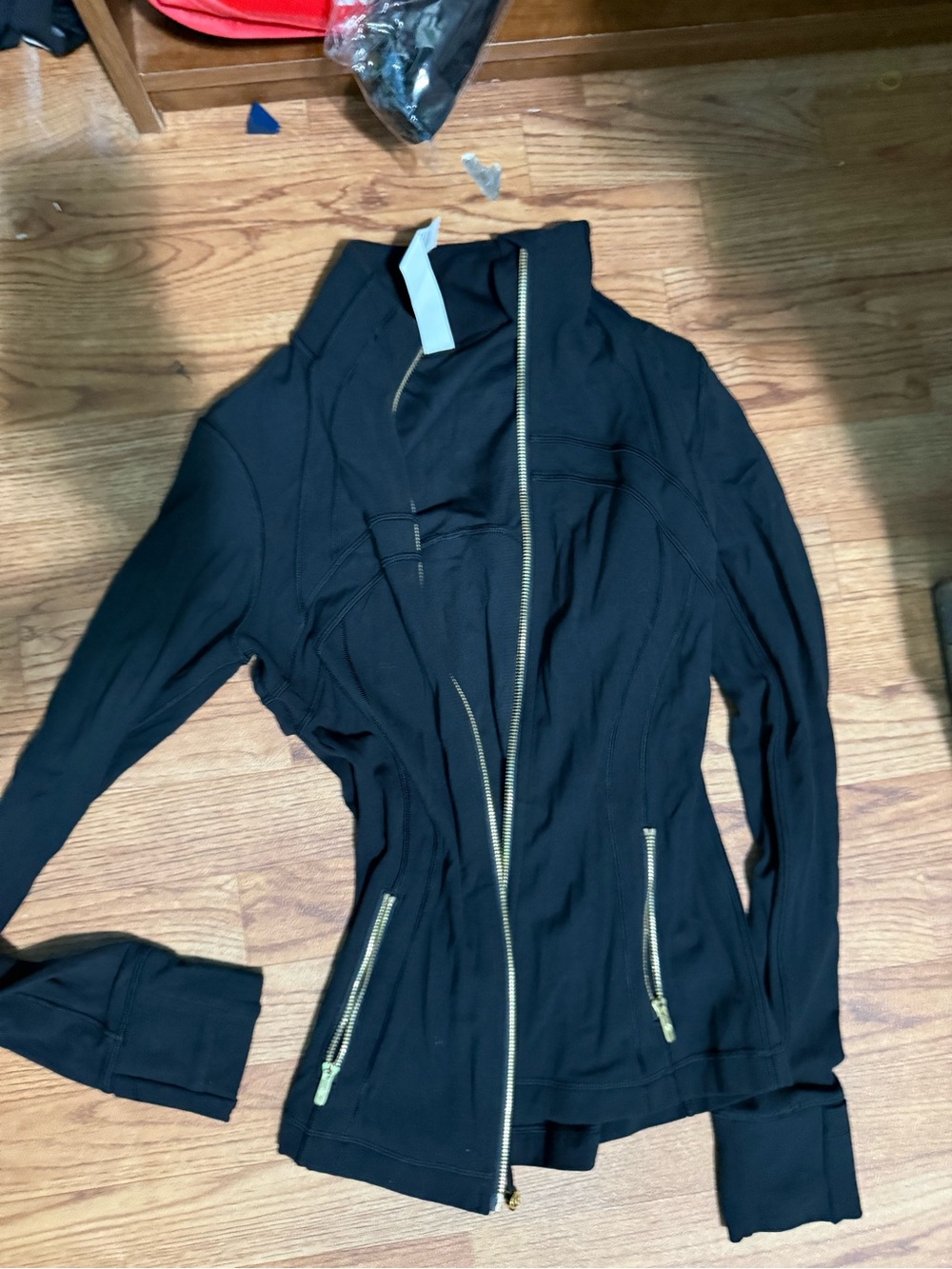 Women's Black Asymmetric Zip Jacket - Casual Lightweight Coat